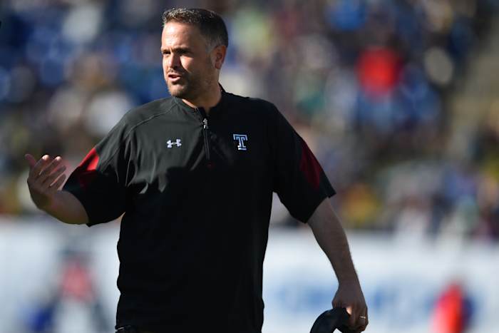 Former Temple head coach Matt Rhule